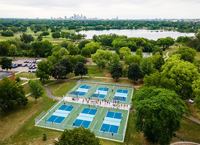 Lake Nokomis Pickleball Courts